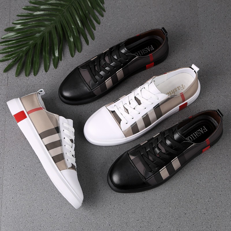 2022 New Fashion Mens Skateboarding Shoes Breathable Men Fashion High Quality Sneakers Trainers Casual Shoes Genuine Leather Shoes