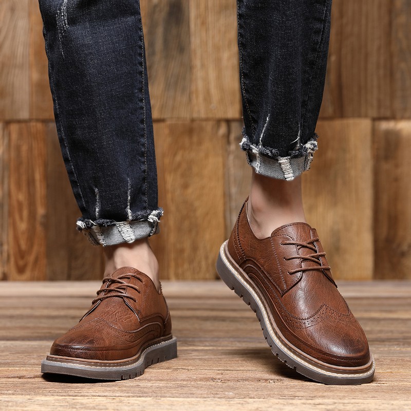 Men's Tooling Casual Shoes Men's Leather Shoes Footwear Comfortable Men's Shoes Men's Oxford Fashion Men's Sneakers