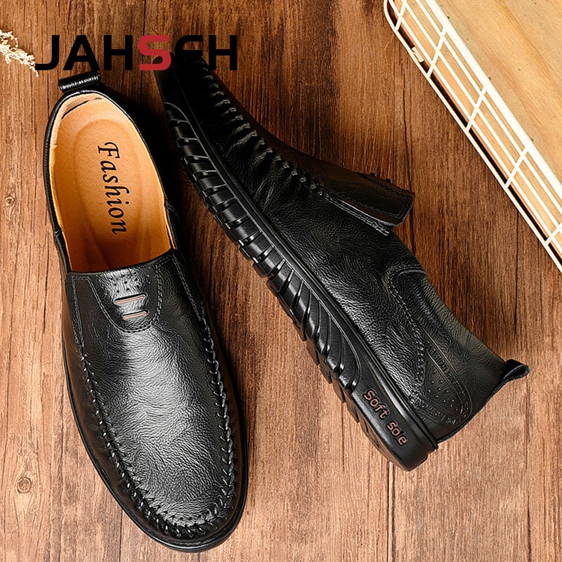 Brand Men Shoes Size 37~47 Soft Comfortable Driving Shoes Luxury Dress Shoes Genuine Leather Summer Walking Shoes Moccasins