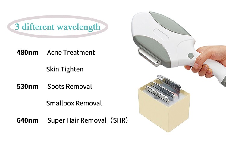 Multifunction OPT SHR IPL Laser Hair Removal Device Skin Rejuvenation Home Use Beauty Language Device And Logo Customization