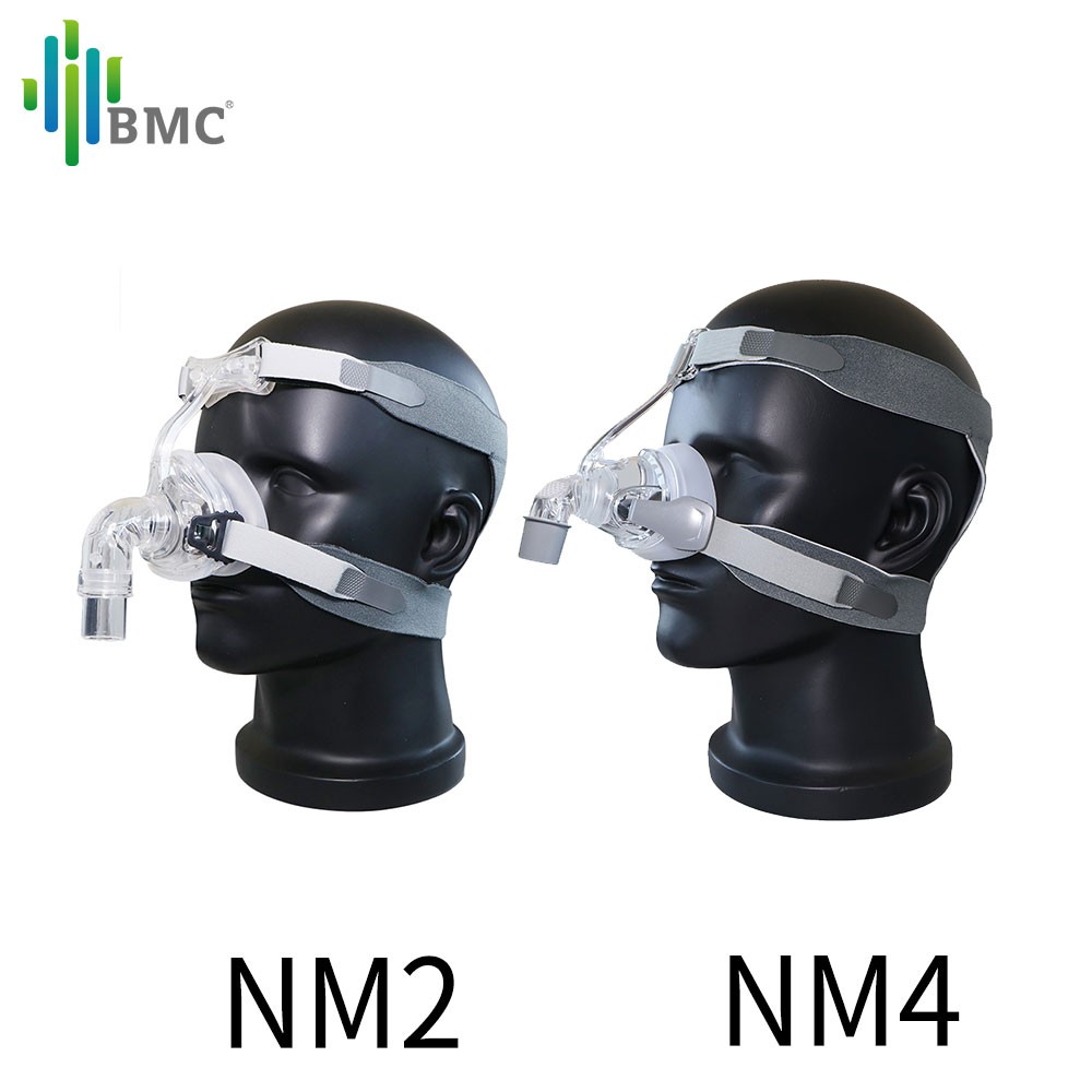 BMC NM2/NM4/N5B Nasal Mask CPAP Mask Sleep Mask With Headgear S/M/L Three Size Suitable For CPAP Machine Connect Hose And Nose