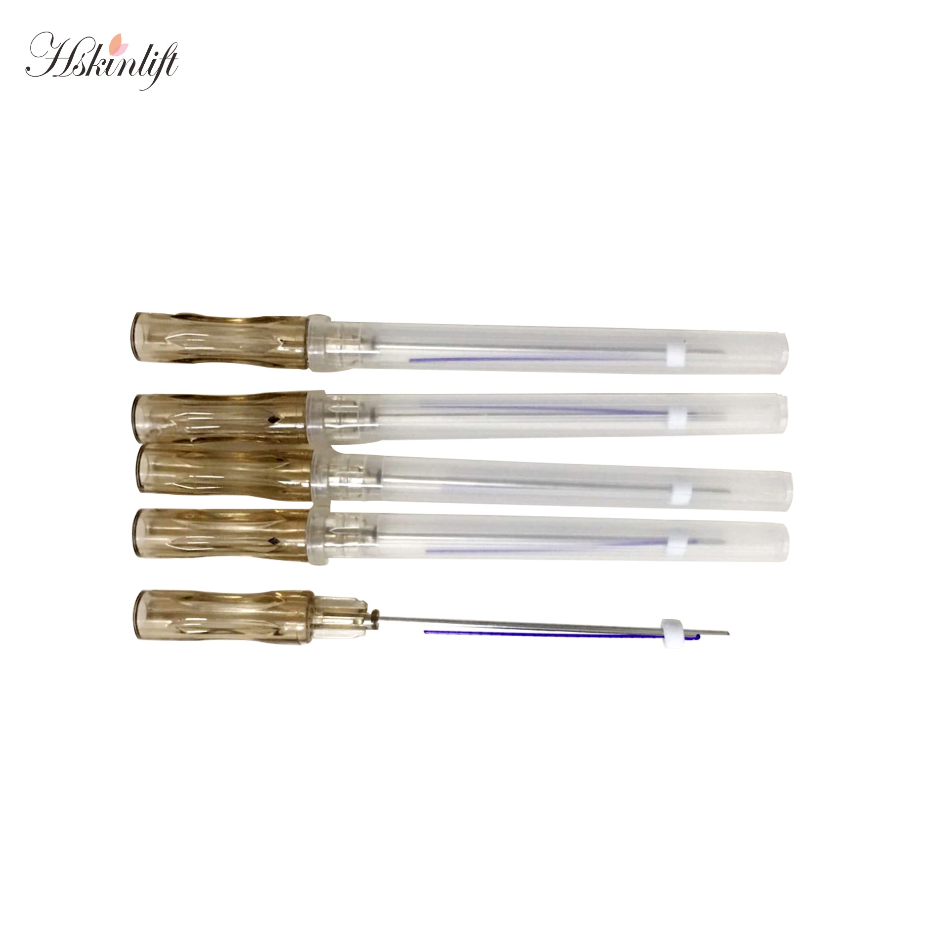 CE COG 4D Barbed Suture With L Cannula 21g*100mm Truth Wire Lift Helios Tensores hskin Lift Pdo Casting Fishbone Mono Thread