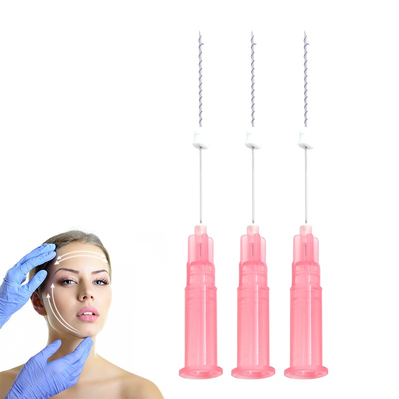 20pcs Korea PCL Hilos Tensores Faciales Single Suture Lifting Tornado/Screw Facial Pdo Thread Lifting Face Lift