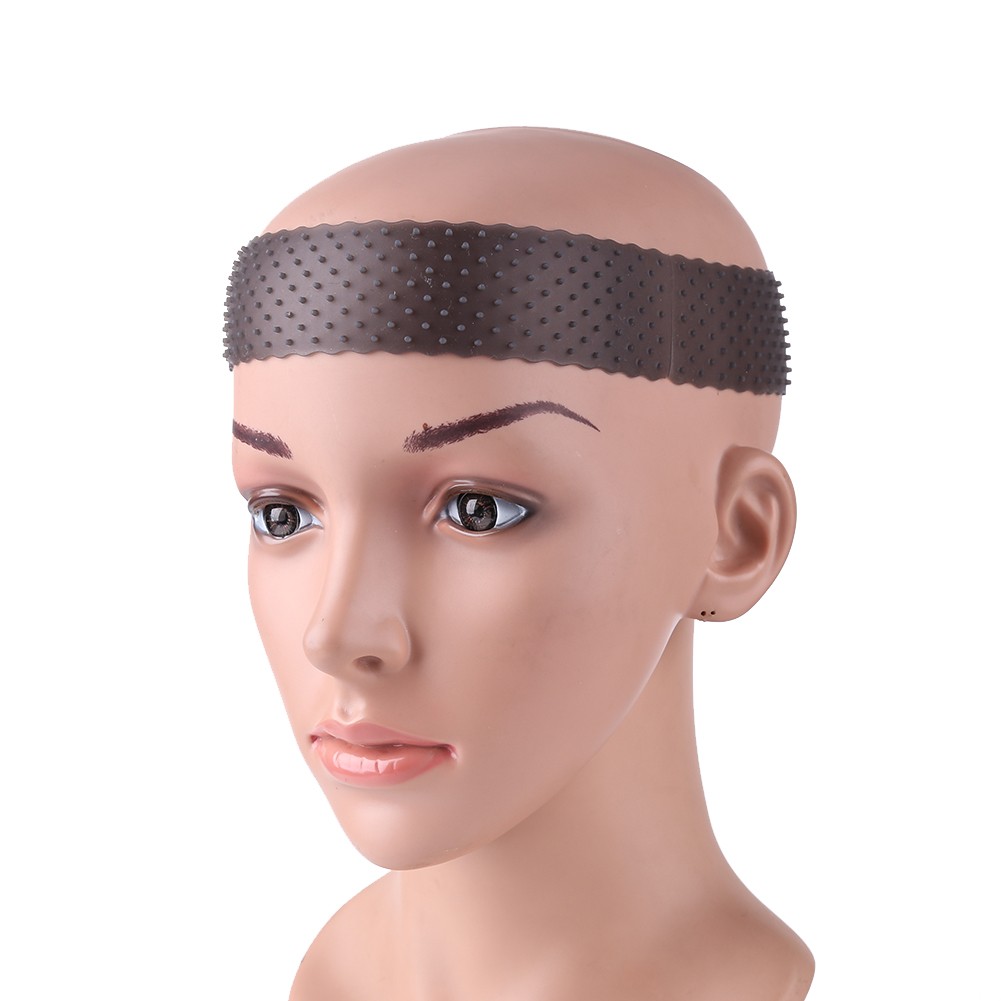 Silicone Transparent Wig Band Grip Anti-Slip Elastic Sports Head Band Anti-shedding Sports Running Headband Repair Wig Gripper