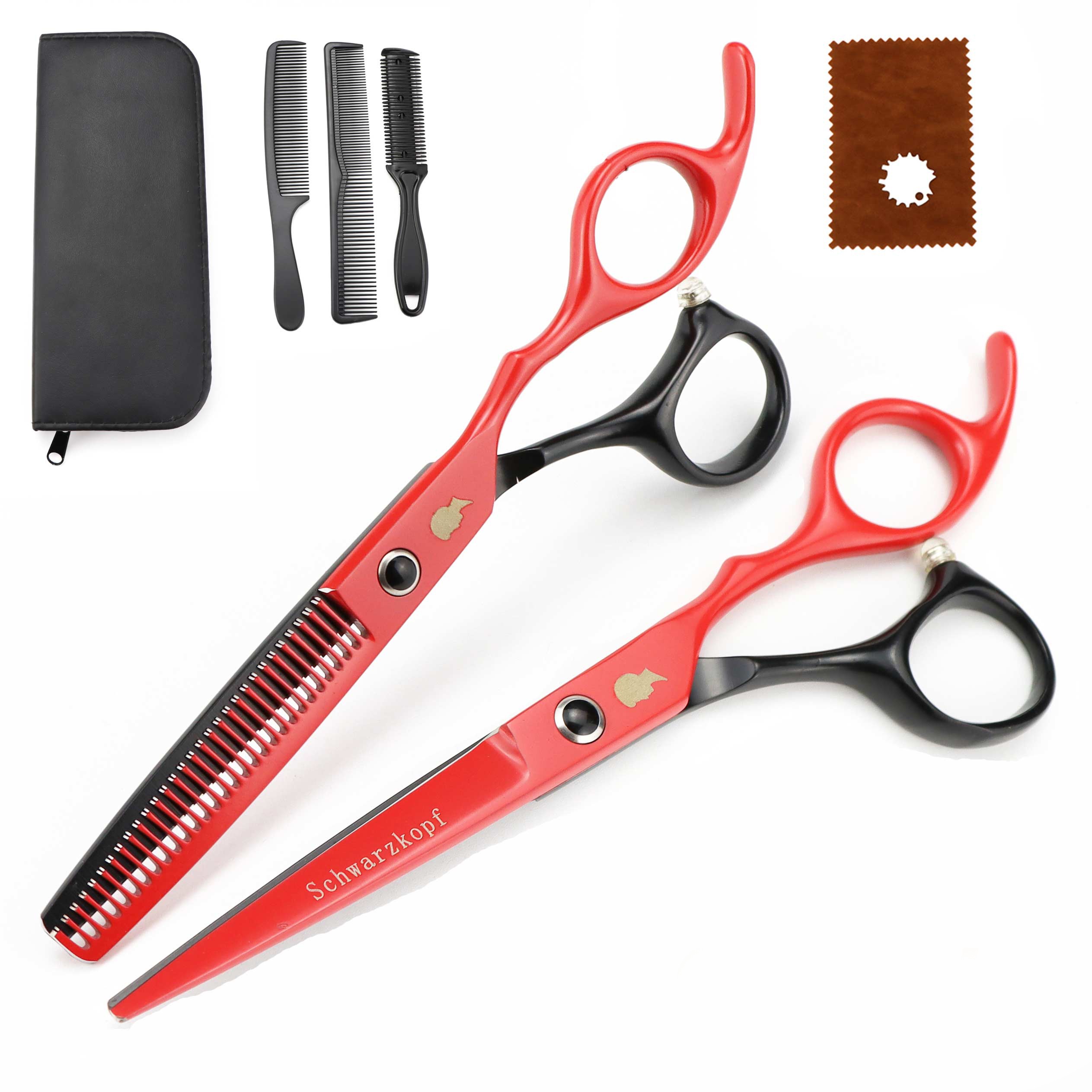 New Professional Hairdressing Scissors, Hair Cutting Barber Set High Quality Scissors Salon 6.0 inch Multi Color Options