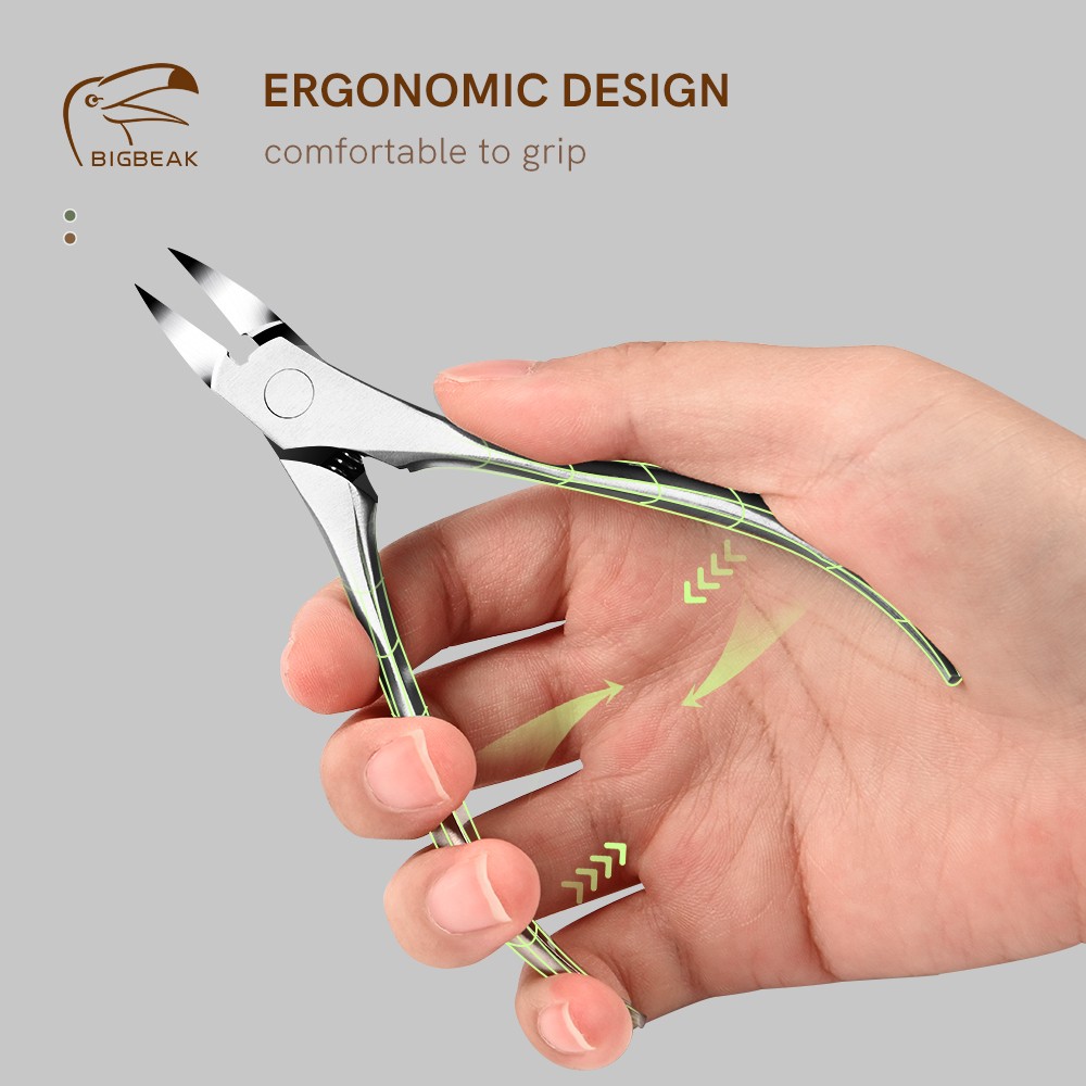 BIGBEAK Nail Clippers Toe Nail Clippers Professional Ingrown Toenails Correction Pliers Thick Nail Cutter Pedicure Manicure Tools