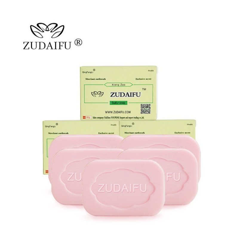 Dropship Sulfur Soap Skin Conditions Acne Psoriasis Seborrhea Eczema Anti Fungi Healthy Bath Soap Eczema Zudaifu Soap