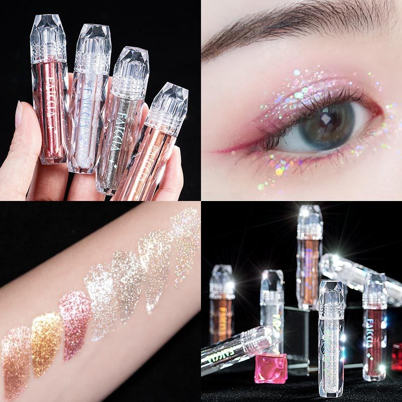 Stars Moon Eyeshadow Palette Shimmer & Matte Holographic Palette Glitter Pigment Eyeshadow Palette Metallic Diamond Cosmetic Pencil