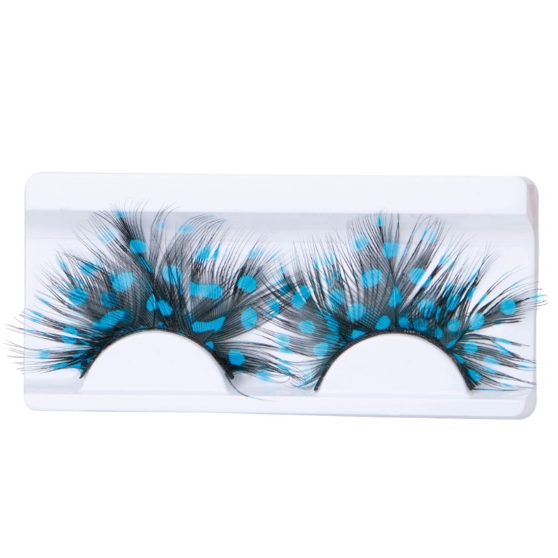 1 Pairs False Feather Eyelashes Exaggeration Ballet Masquerade/Party Feather Eyelashes Special Art School