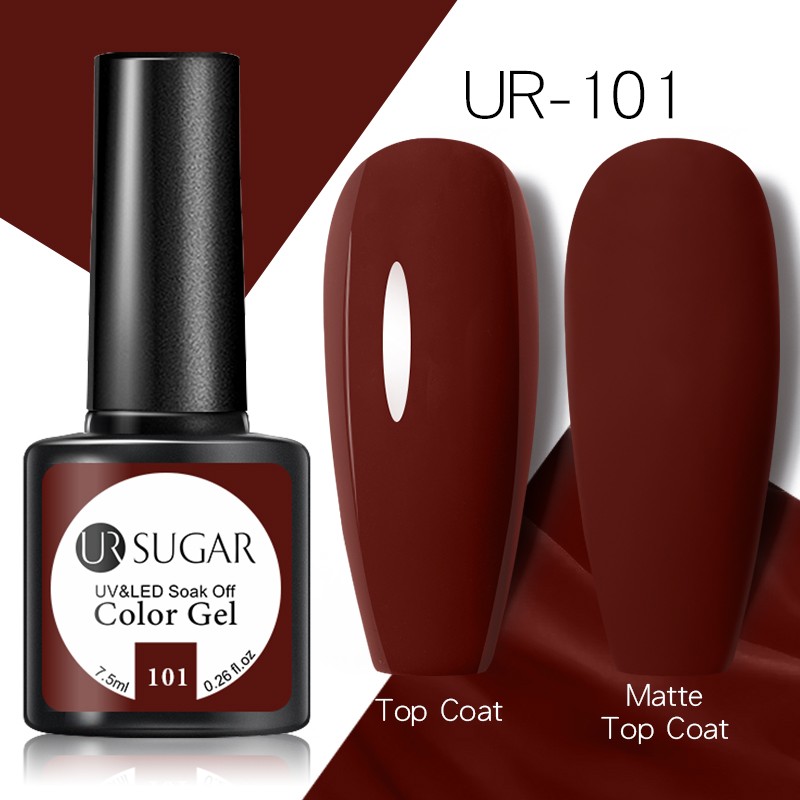 ur sugar caramel color gold sequins gel nail polish for manicure brown chocolate soak off uv gel nail varnish nail art design