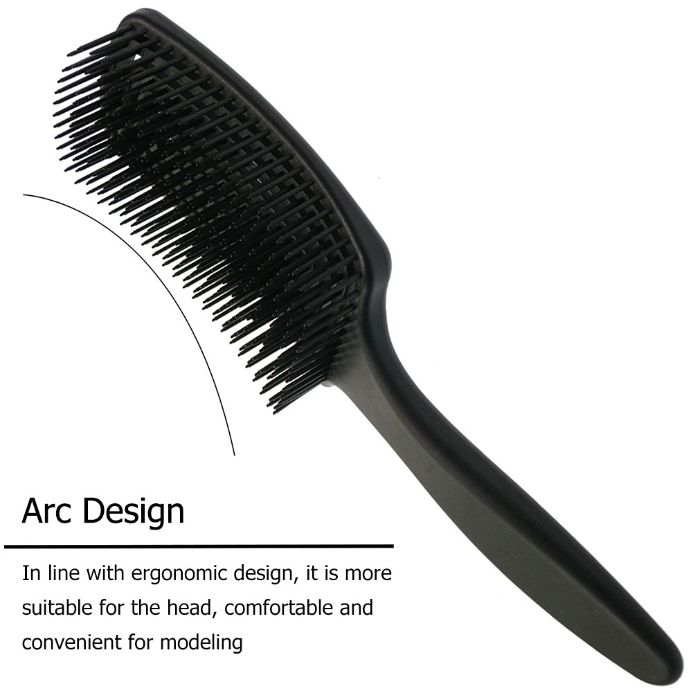 Wide Teeth Arc Massage Comb Anti-static Practical Anti-tangle Salon Styling Comb Non-slip Comfortable Hair Care Hair Brush