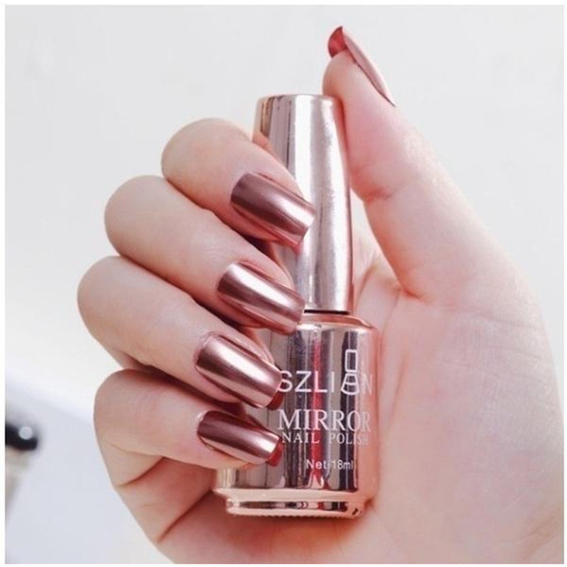 18ml BellyLady Fashion Mirror Effect Nail Polish Magic Lacquer Chrome Nail Art Lacquer Design Tools for Girls/Woman/Lady