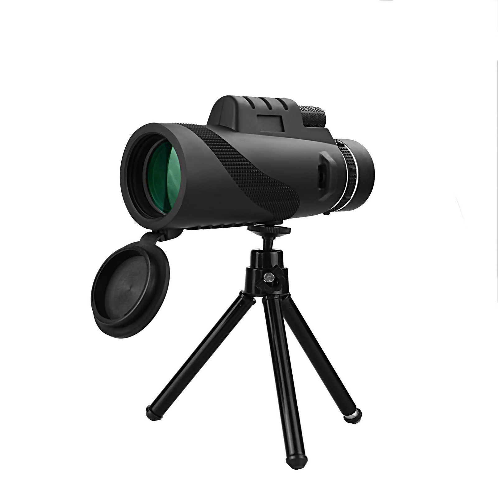 80X100 HD Powerful Monocular Telescope Phone Camera Zoom Starscope Tripod Telescope Phone Clip for Outdoor Camping Accessories