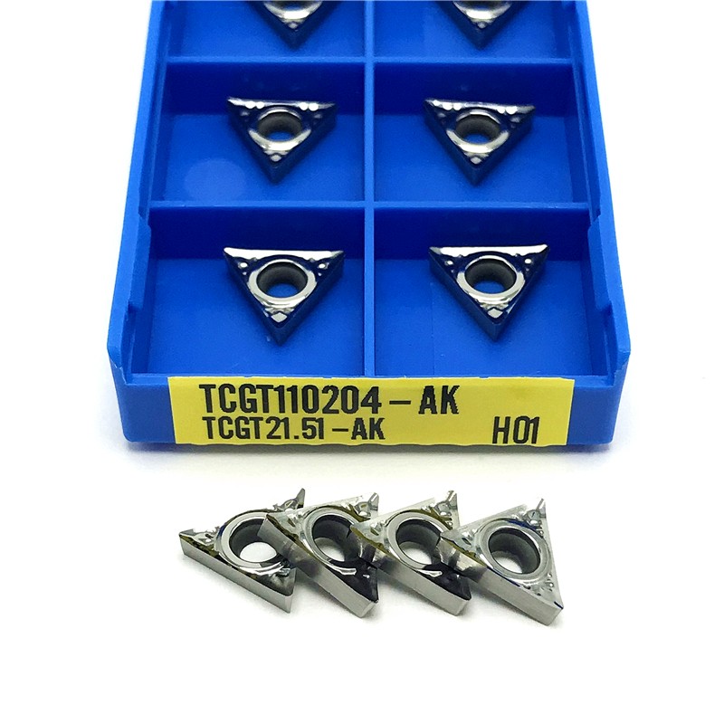 TCGT110204 AK H01 Aluminum Insert Turning Tool High Quality Cutting Tool TCGT 110204 Turning Insert CNC Aluminum Tools