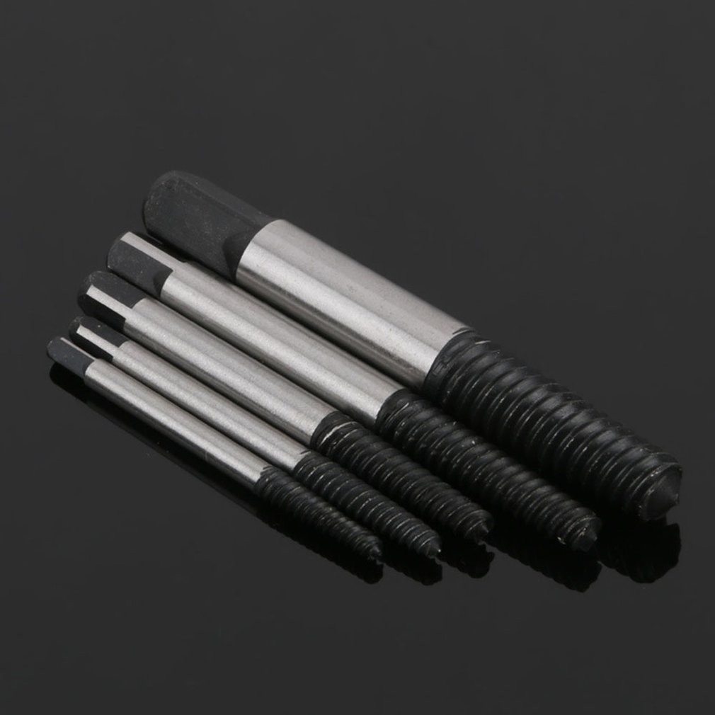 Damaged Broken Screw Remover Extractor Drill Bits 5/6pcs Steel Durable Easy Out Remover Center Drill Damaged Bolts Removal Tool