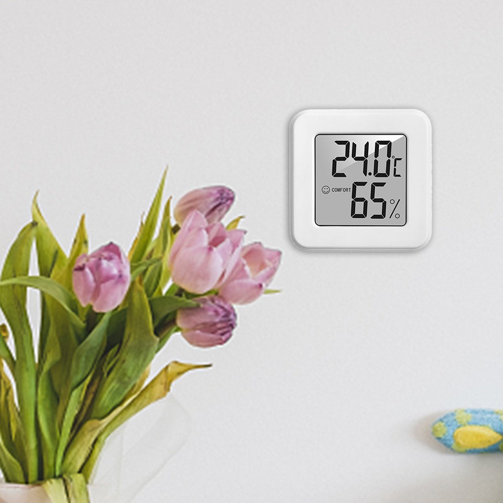 Mini Indoor Hygrometer Thermometer LCD Digital Temperature Room Humidity Sensor Meter Air Hygrometer Detector Monitor