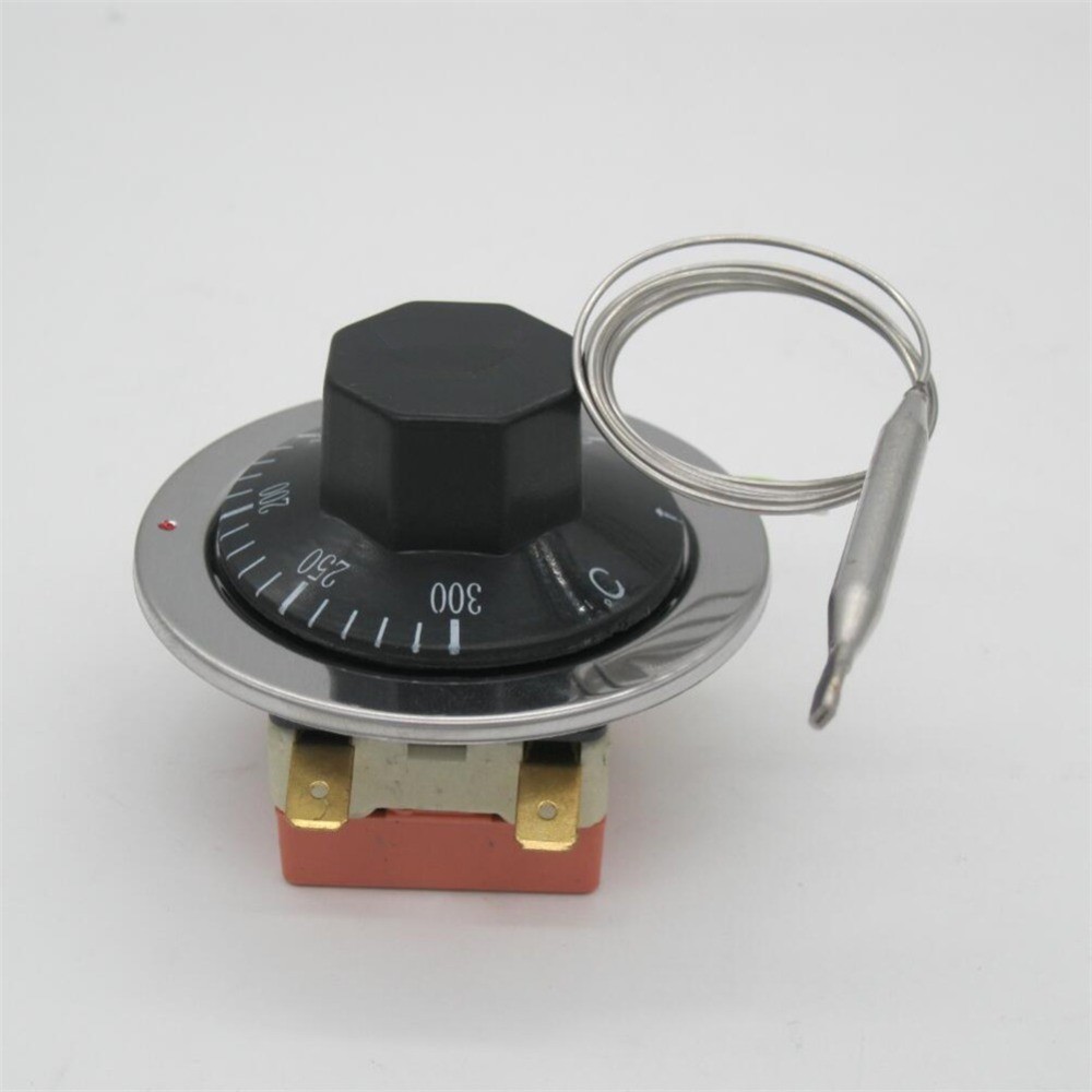 Thermostat-sensor temperature control switch, AC 16A, for electric oven, 50-300C disc, specially designed thermocouple