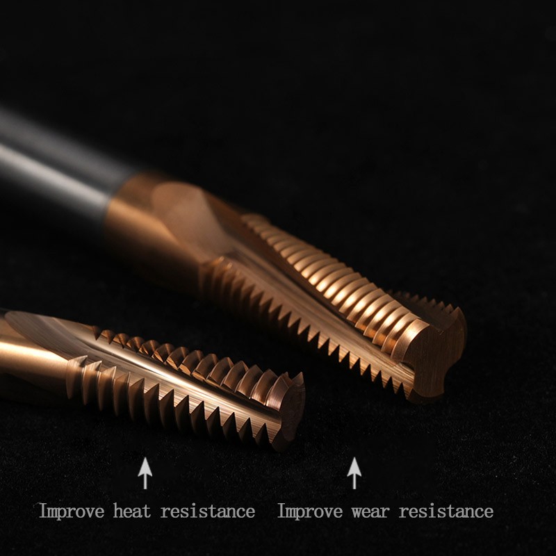 HRC 60 CNC Carbide Drill Bit Milling Cutter Single/3/Full Tooth M1 M1.2 M1.4 M1.6 M1.8 M2 Machine End Mill Cutters M10 M12 M14 M16