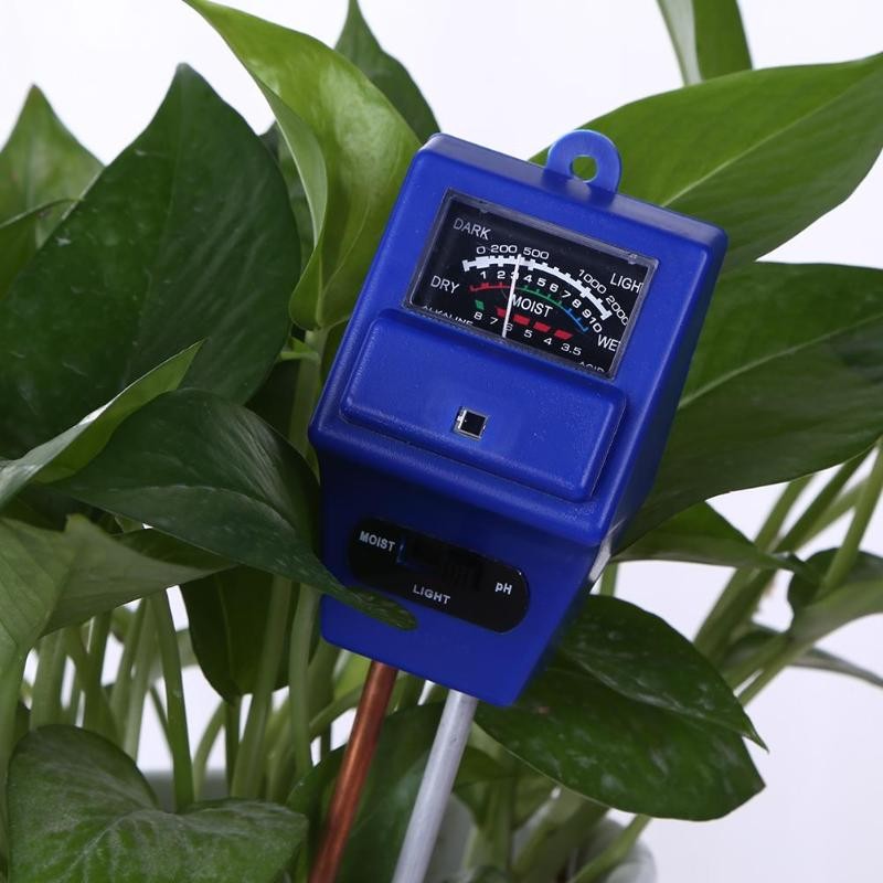 3 in 1 Soil PH Meter Flower Pot Moisture Tester Soil Plants Growth Moisture Light Intensity Meter Tool Garden Tools