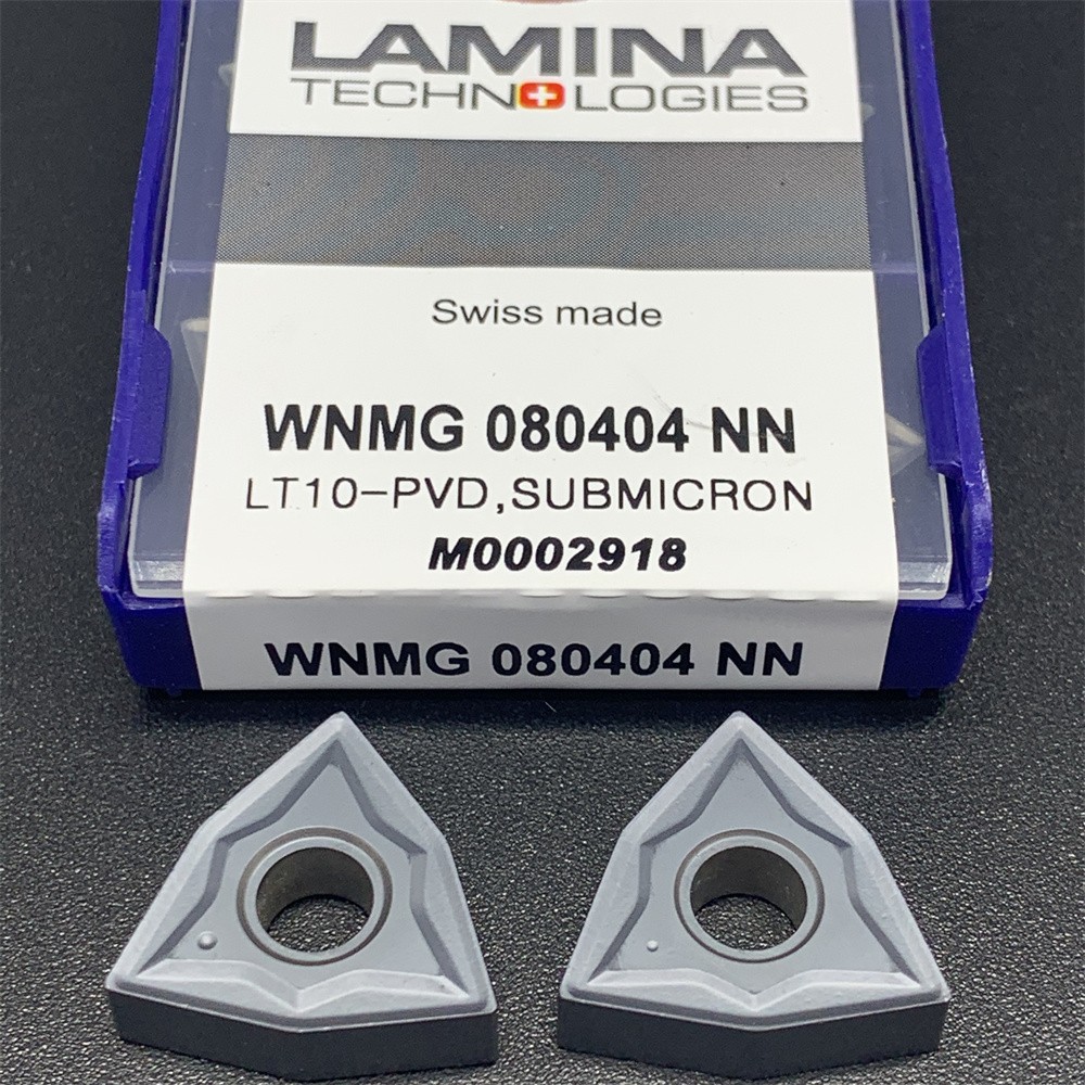 10 قطعة LAMINA WNMG 080404 NN LT10-PVD شفرة من الكربيد آلة خرط تعمل بالتحكم الرقمي بواسطة الحاسوب القاطع رئيس WNMG 080408 NN LT10-PVD أداة WNMG080404