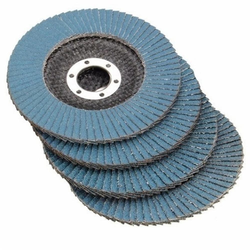 Flap discs for angle grinder, 115mm, 4.5, 40/60/80/120/320 grits, 5pcs/10pcs