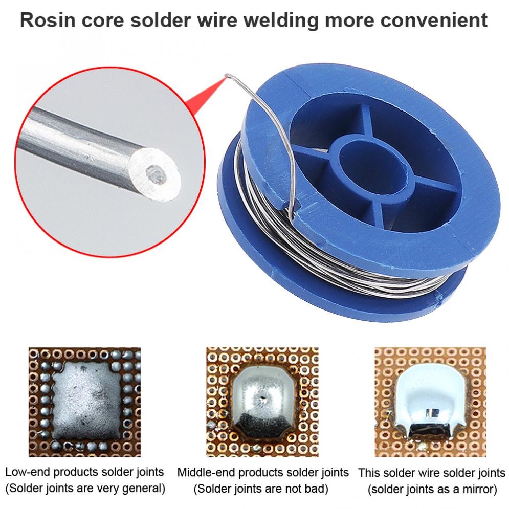 63/37 10g 0.7mm Small Soldering Wire Tin Wire with 2% Flux and Rosin for Electric Soldering Iron