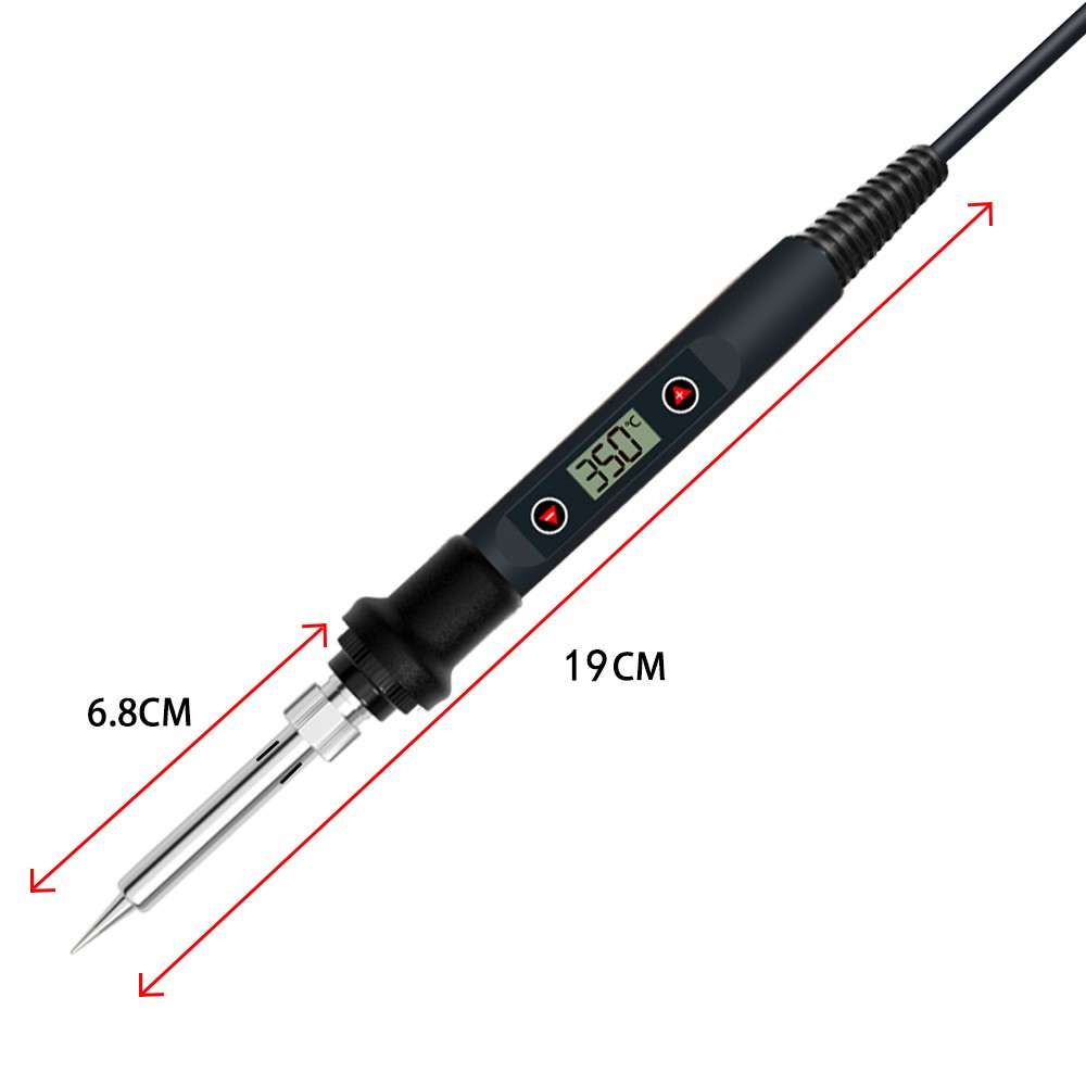 Electric Soldering Iron 80W LCD Digital Display Adjustable Temperature Soldering Iron Tips 220V/110V Soldering Soldering Tools