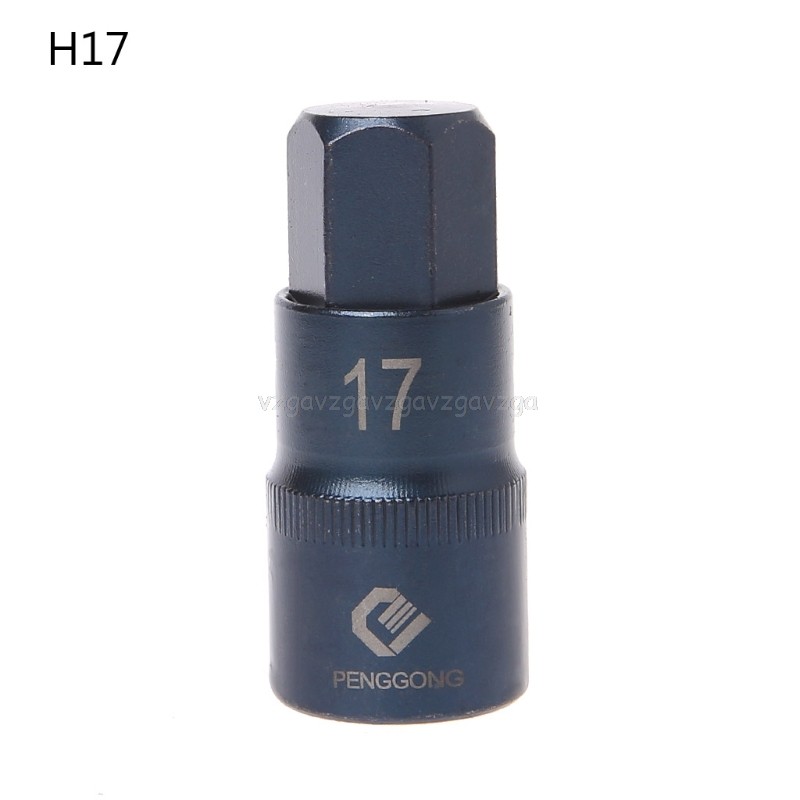 Hexagon Screwdriver Socket Multifunction Tools Drill Bit Hand Tool Socket H4 H5 H6 H7 H8 H10 H12 H14 H17 N11 19 Dropship