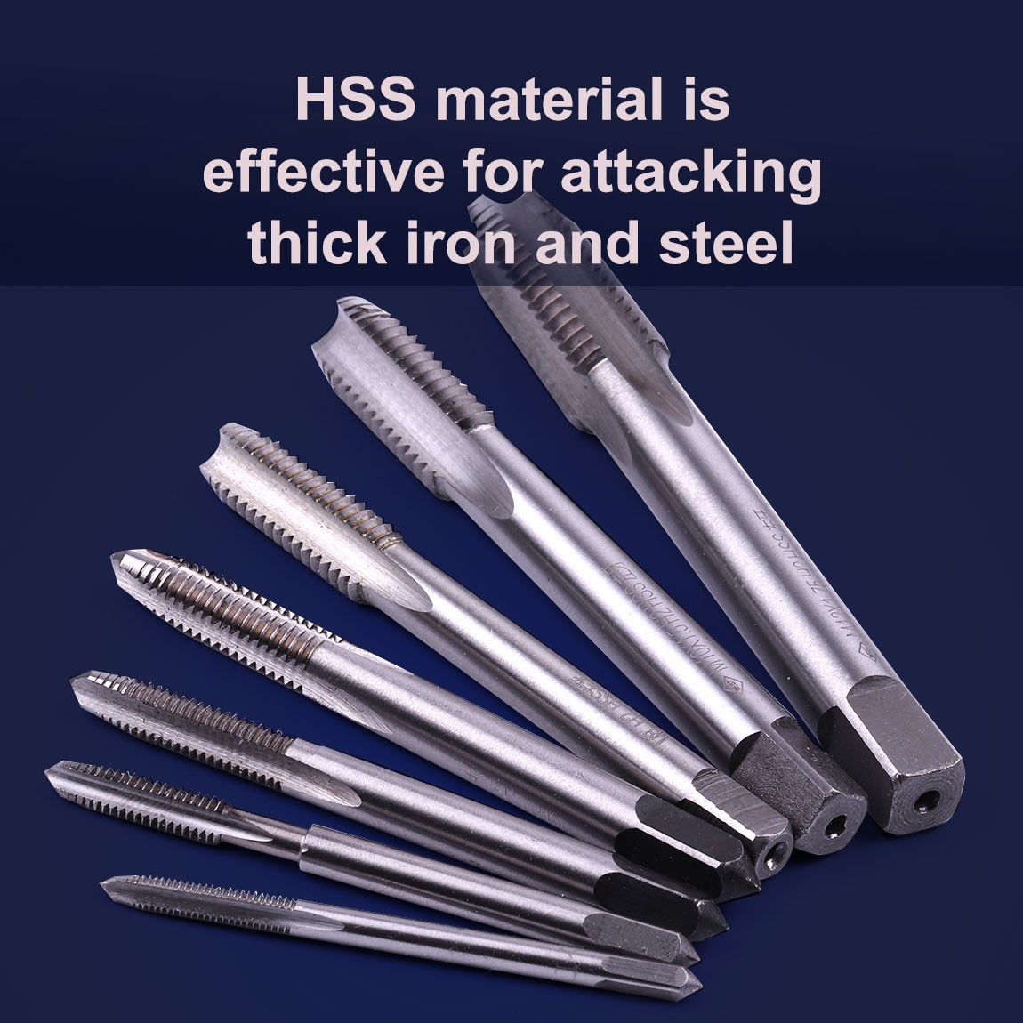 HSS6542 Left Hand Screw Tap M3 M4 M5 M6 M8 M10 M12 M14 M16 M18 M20 Metric Tap Hand Straight Flute Screw Thread Tap Drill Bit