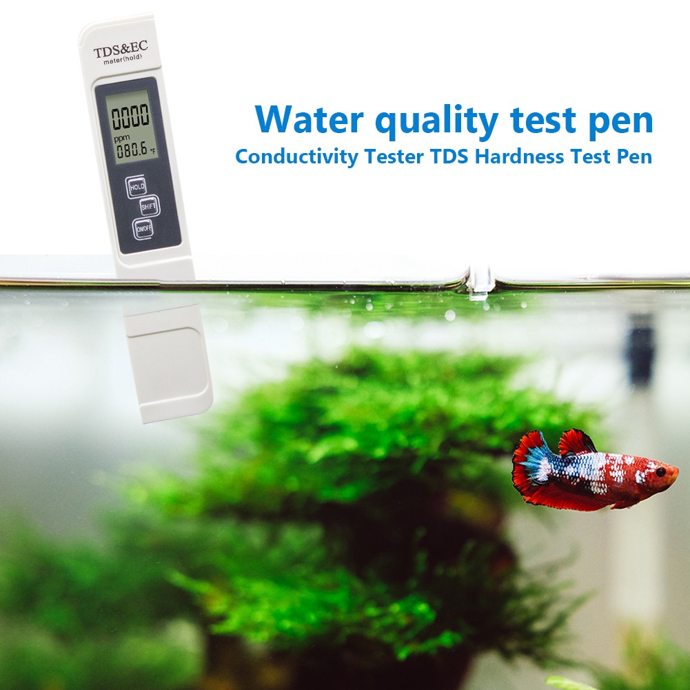 3 في 1 مقياس إجمالي المواد المذابة المحمولة القلم تجمع المياه جهاز اختبار جودة الماء سهلة الحمل الرقمية عالية الدقة السباحة دائم أجزاء