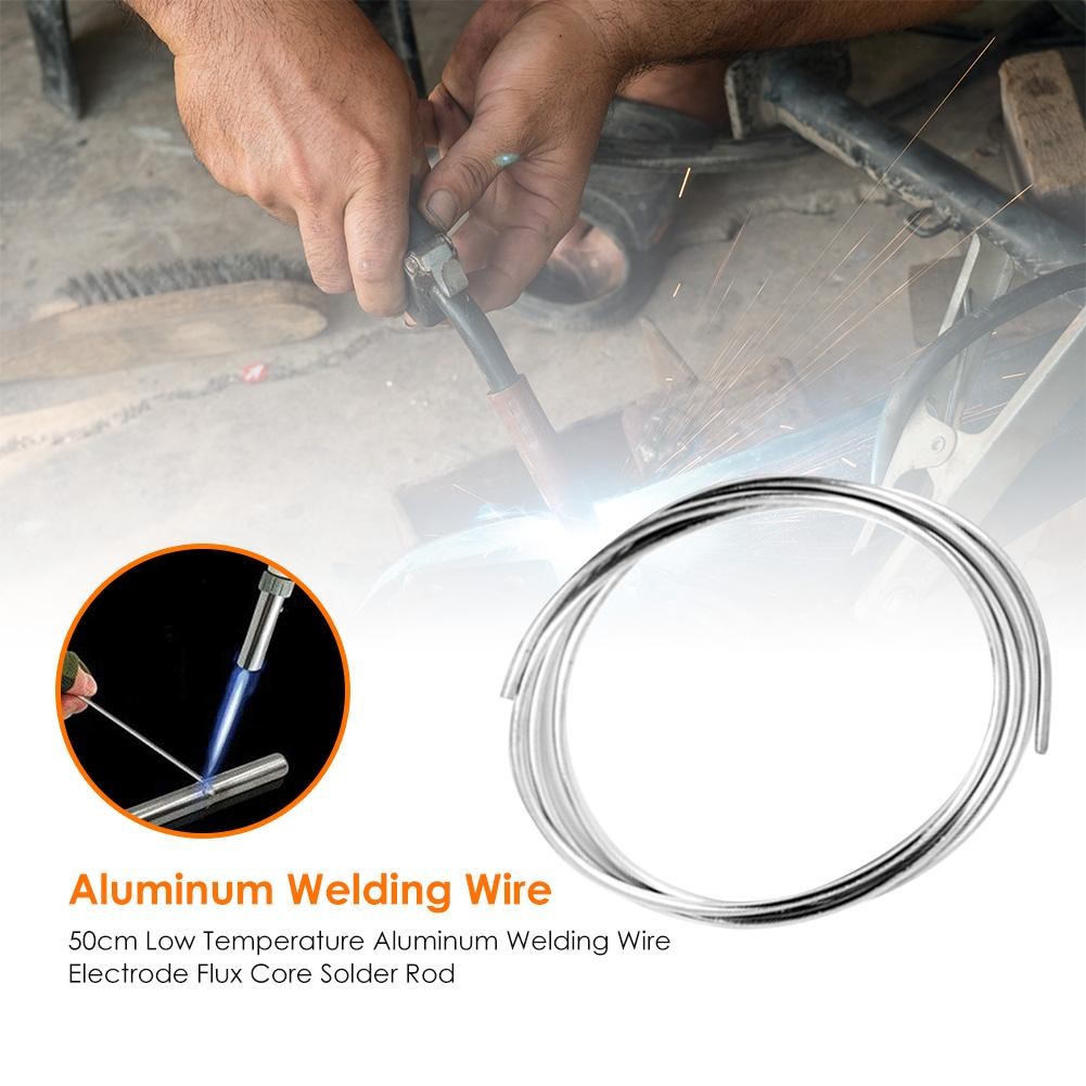 Aluminum Welding 50cm Low Temperature Aluminum Welding Wire Electrode Flux Core Welding Wire Rod Diameter 0.8mm/1.2mm/2.0mm