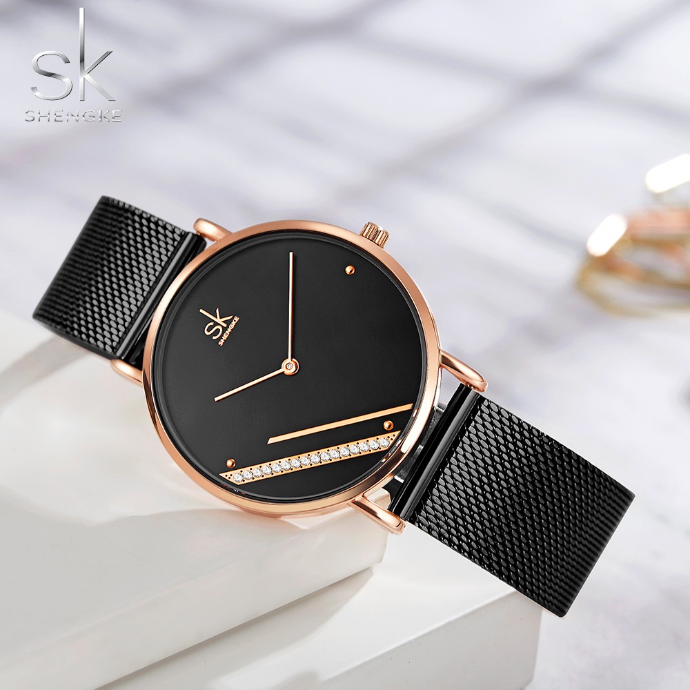 Luxury Women Watches Quartz Watch Female Thin Steel Simple Business Wristwatch Ladies Diamond Dress Watch Women Relogio Feminino