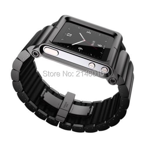 Aluminum-plastic Rigid Multi-Touch Wrist Watch Band Kit Strap Bracelet for iPod Nano 6 6th