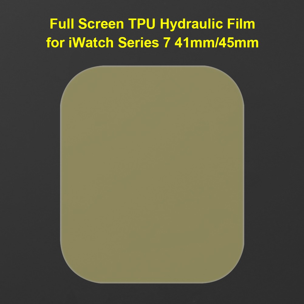 Full Screen Protective Film For Apple Watch 7 41mm 45mm Scratch Screen Film Hydraulic Tempered Protective Watch Accessories