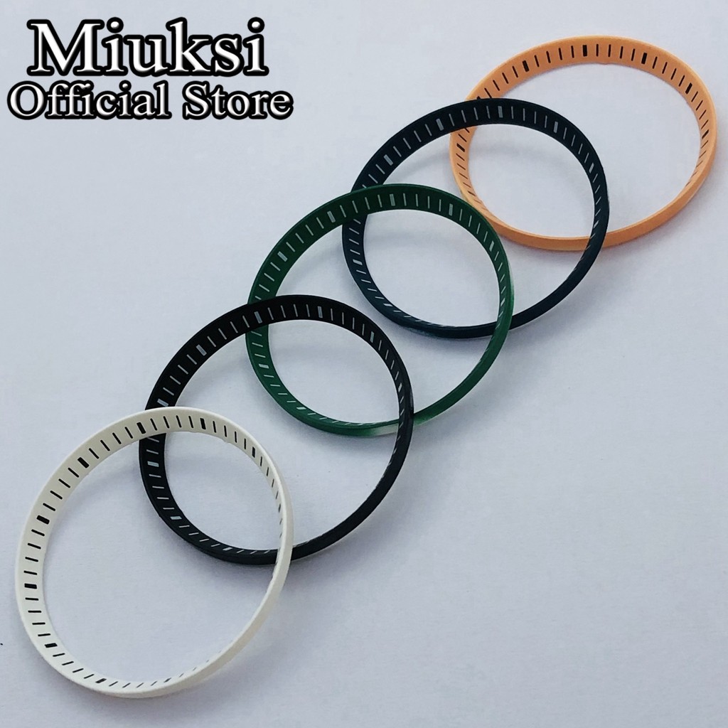 30.3mm chapter ring black blue green white orange watch case chapter ring