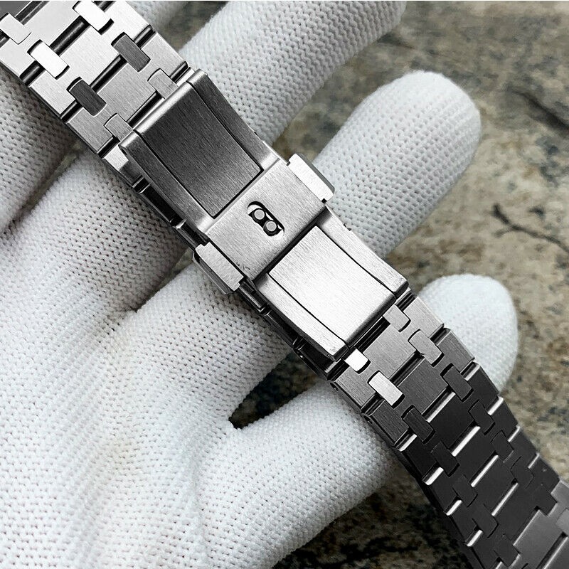 New 4th Gen GA2100 Refit 316 Stainless Steel Bracelet Bezel Fluorine Rubber Watchband GA-2100/2110 Watchband With Screw