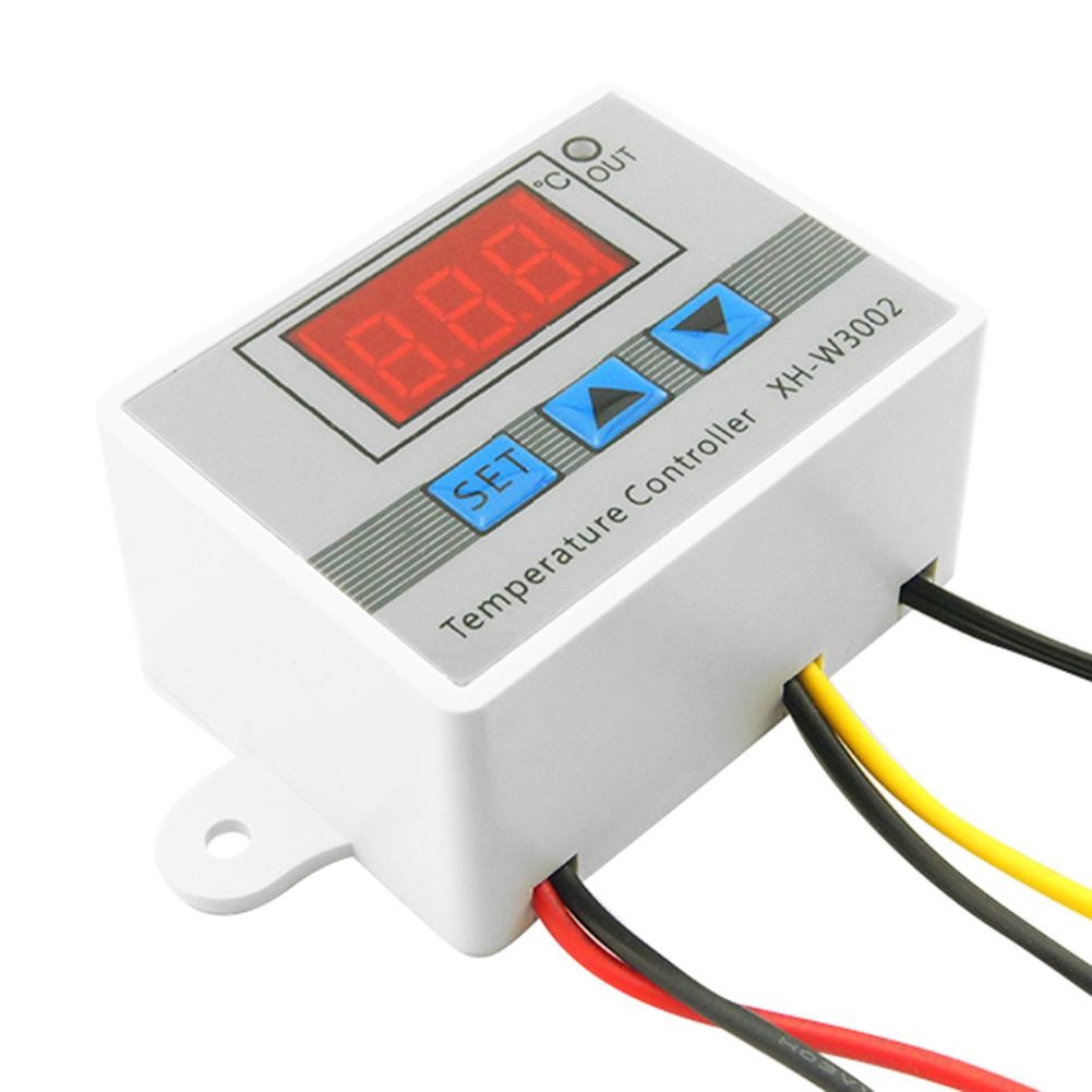 Digital W3002 Temperature Controller 10A Thermostat Control Strong Hardness Electric Portable Switch With Probe Sensor