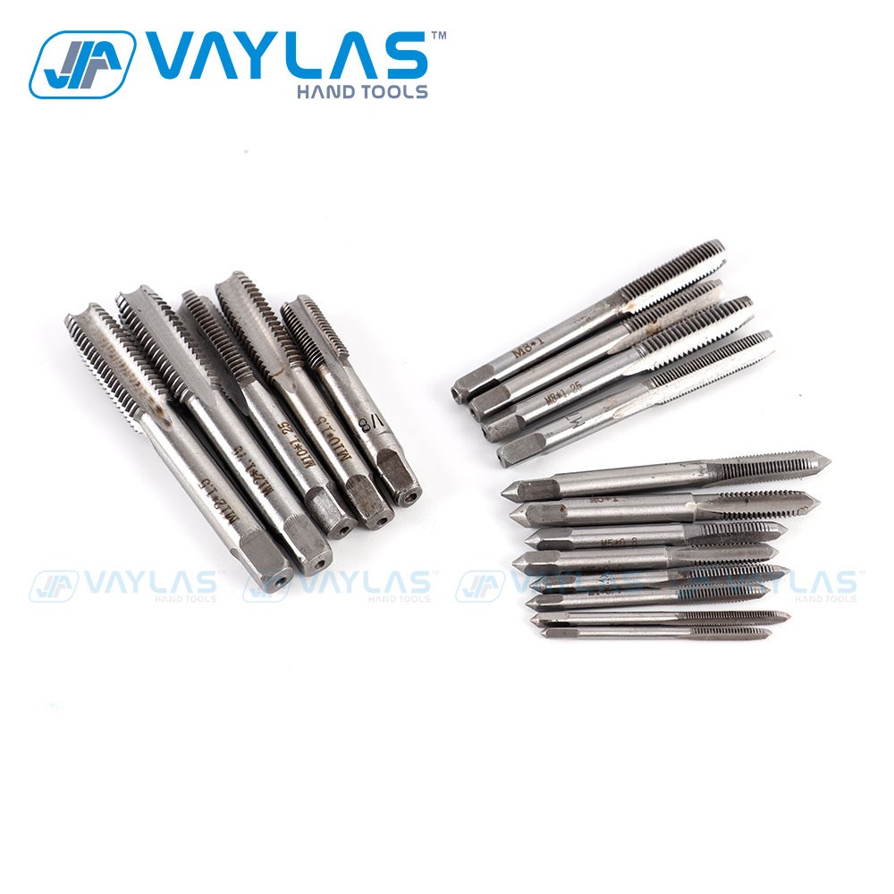 Plug and Thread Set Metric Tap Drill Bits Wrench 40pcs M3-M12 Adjustable Threading Metalworking Tools with Storage Case