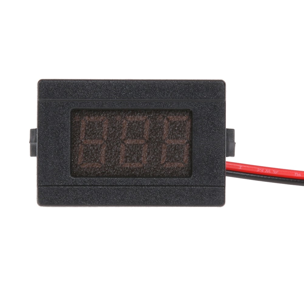 0.36 inch 0.36" digital voltmeter red green blue dc 0v-100v 3 lines 3 digits voltage meter led color display panel for arduino