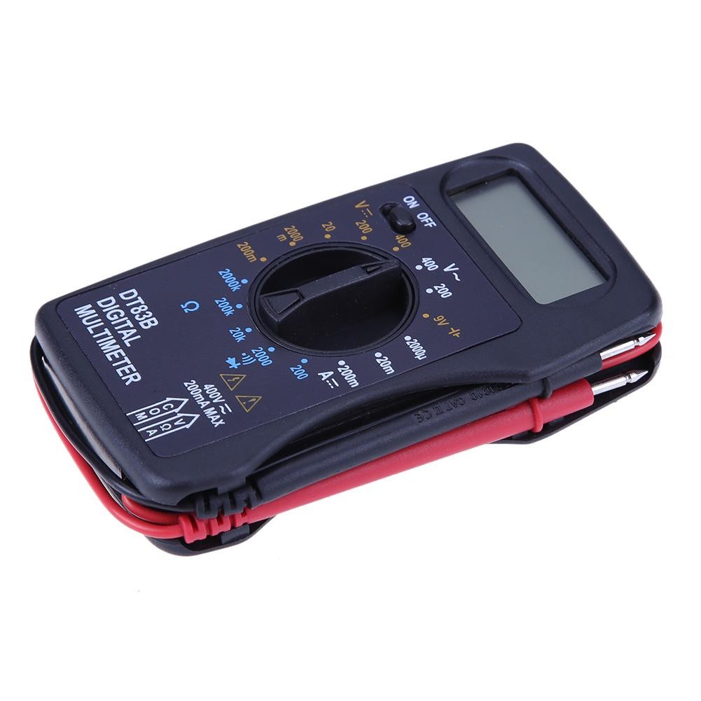 Portable Digital Multimeter Multi Pocket Ammeter Voltmeter DC/AC Resistor Ohm Voltage Digital Multimeter Battery Capacity Tester