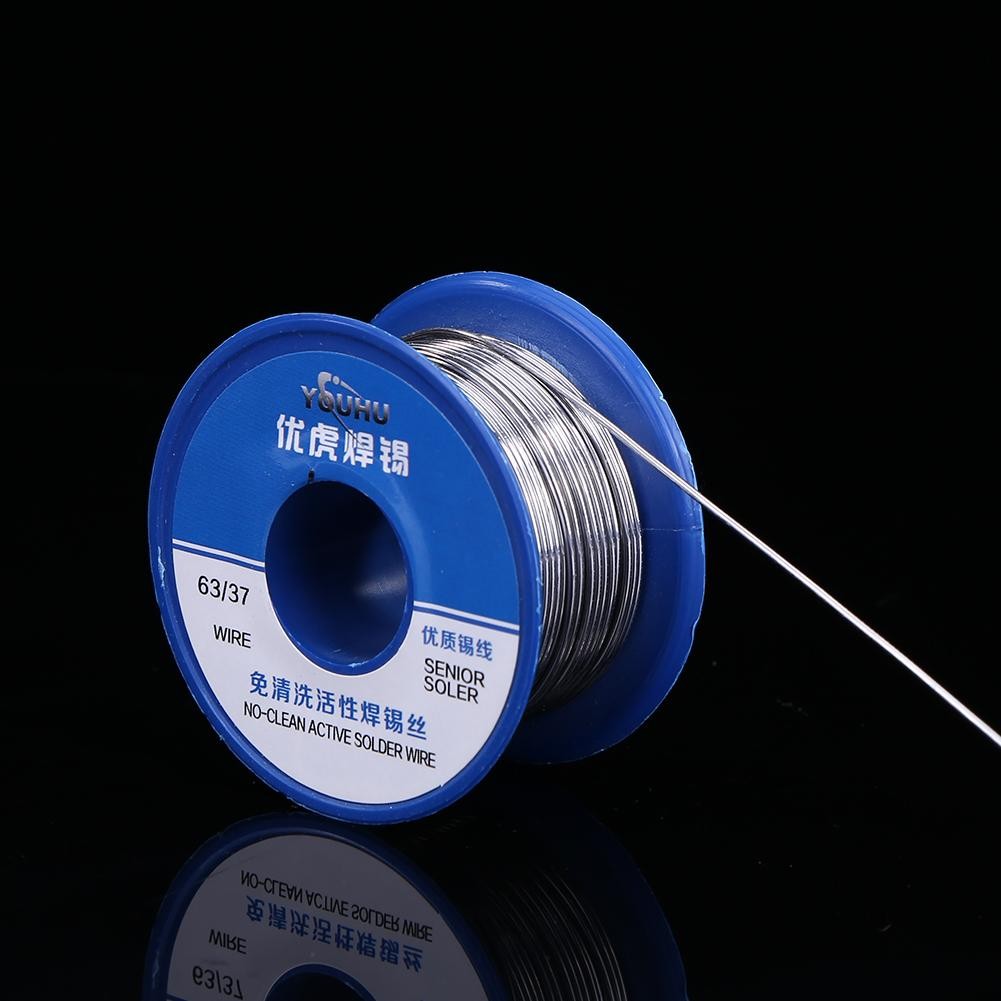 50g Soldering Solder Wire High Purity Low Fusion Spot 0.5mm 0.8mm 1.0mm Rosin Solder Wire Roll No Clean Tin BGA Soldering
