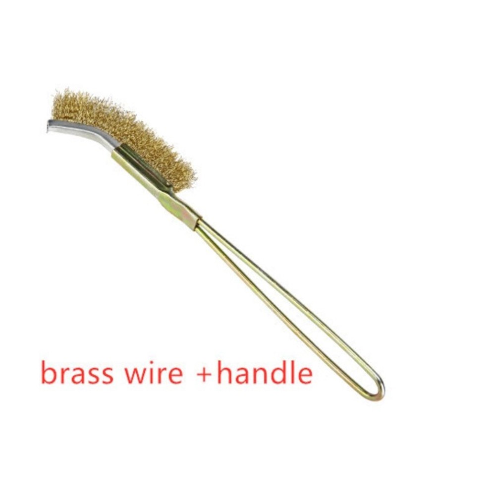 Wire Brush Steel Brass Nylon Polishing Brush For Industry Detail Metal Rust Removal Household Cleaning Hand Tool Rust Removal