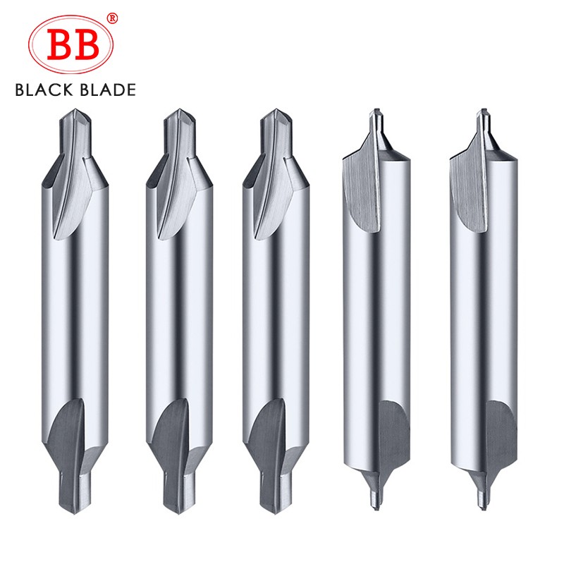 BB Carbide Center Drilling and HSS Co M35 Countersunk Chamfer Bit B Shape Diameter 1 1.5 1.6 2 3.15 4 5 6