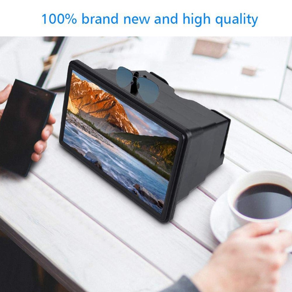 3D Universal Mobile Phone Screen Amplifier for Cell Phone Video Screen Magnifier Portable Smartphone Screen Screen Extender