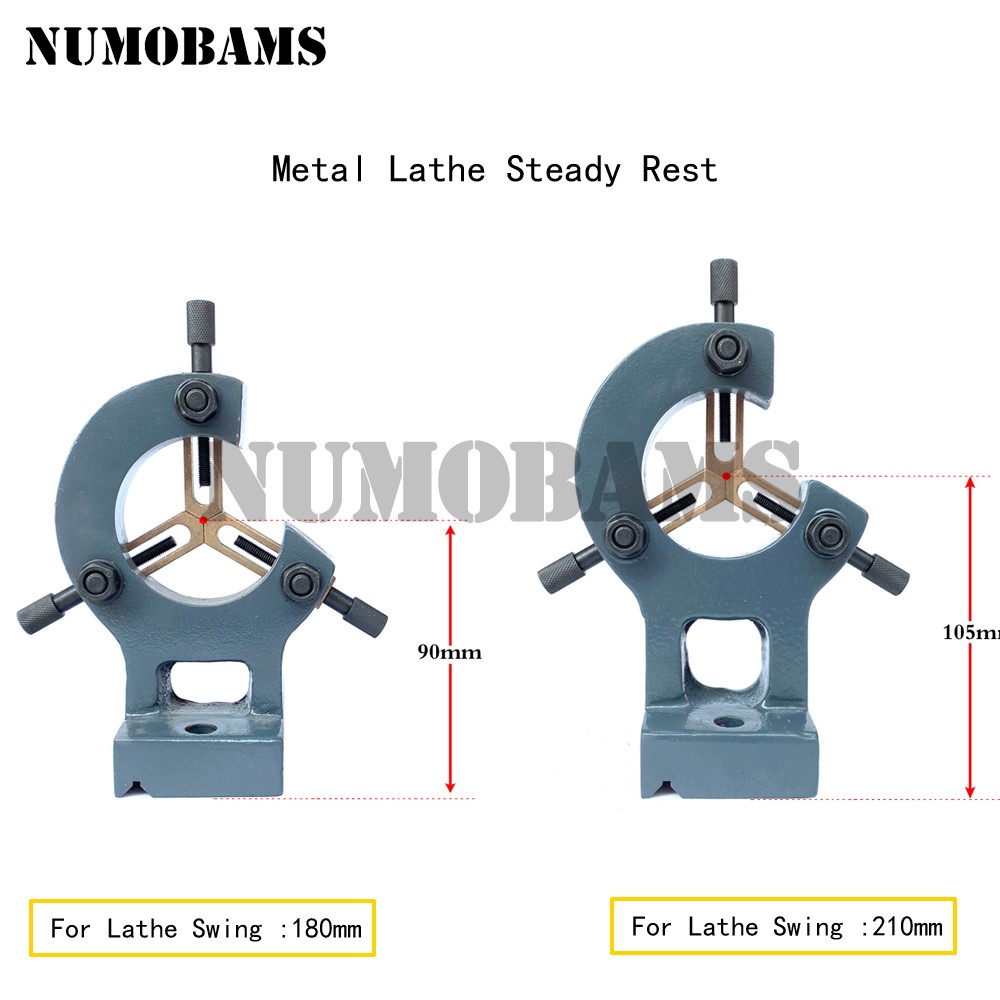 WM1821-S WM180V/WM210V Lathe Machine Fixed Rest Metal Center Frame Tool Holder