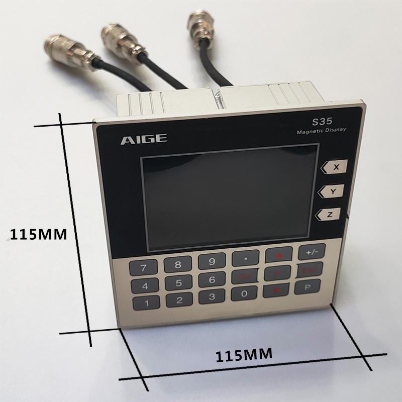 High Quality 3 Axis LCD DRO Magnetic Linear Displacement Scale Sensor CNC Encoder Woodworking Lathe Machine