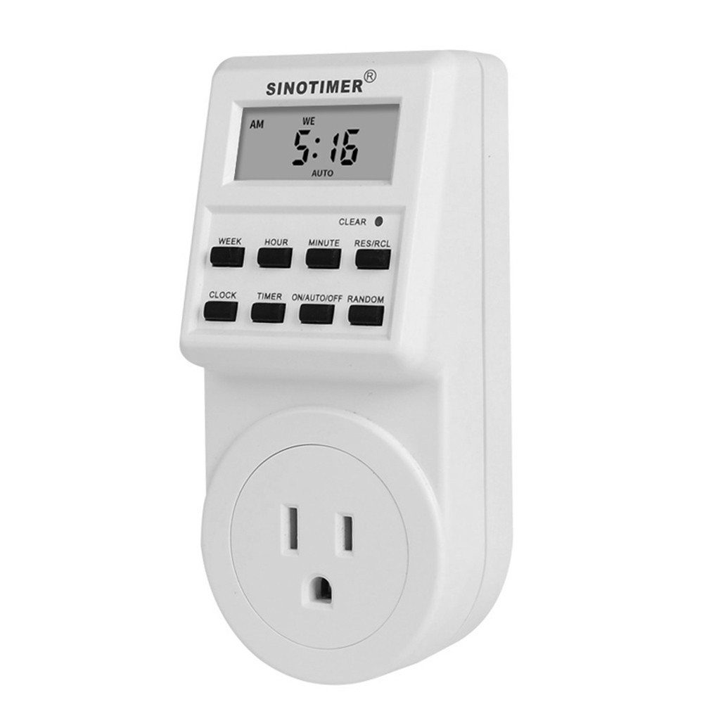 TM516 LCD digital 7-day cycle programmable digital display time relay timer plug socket wall socket timer switch