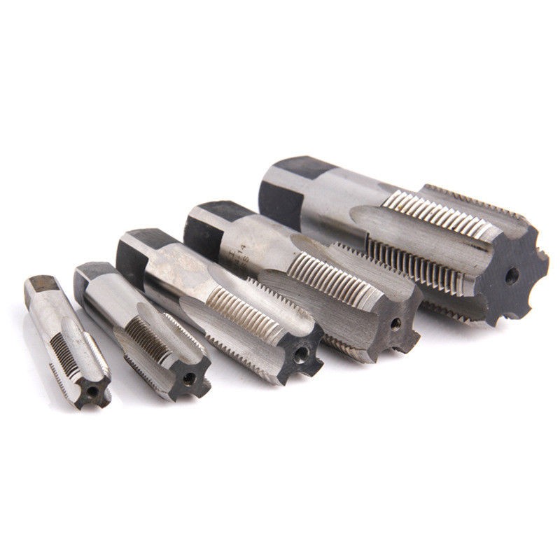 G1/8 1/4 3/8 1/2 3/4 HSS Taper Pipe Tap BSP Metal Screw Thread Cutting Tools Hand Tap Metal Screw Thread