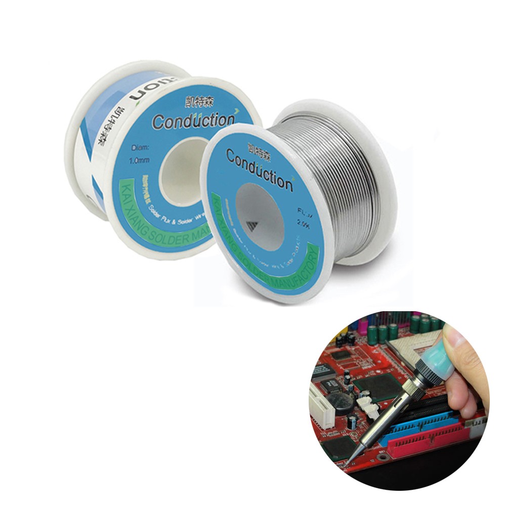 50g/100g RoHs Lead-Free Solder Wire 0.3/0.5/0.8/1/1.2mm Rosin Core for Electric Soldering Tin BGA Soldering Sn99.3Cu0.7