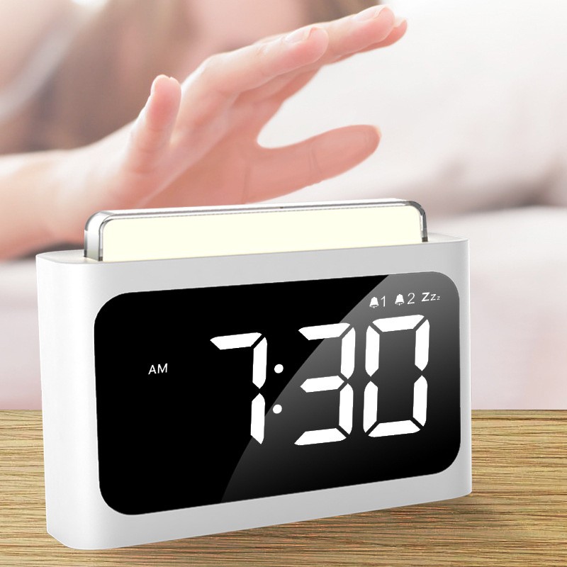 7 Color Changing Digital Night Light Table Alarm Clock Manual Countdown Timer Kids Time Management Kitchen Cooking Book
